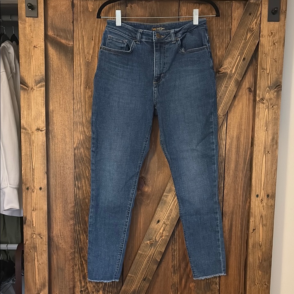 Lee High Rise Skinny Ankle Jeans